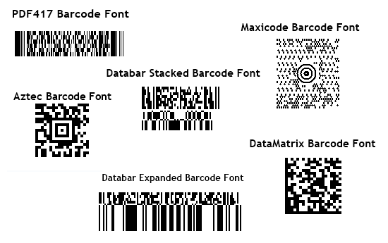 Barcode Types Linear And 2d Barcode Fonts Howtobarcode 0953