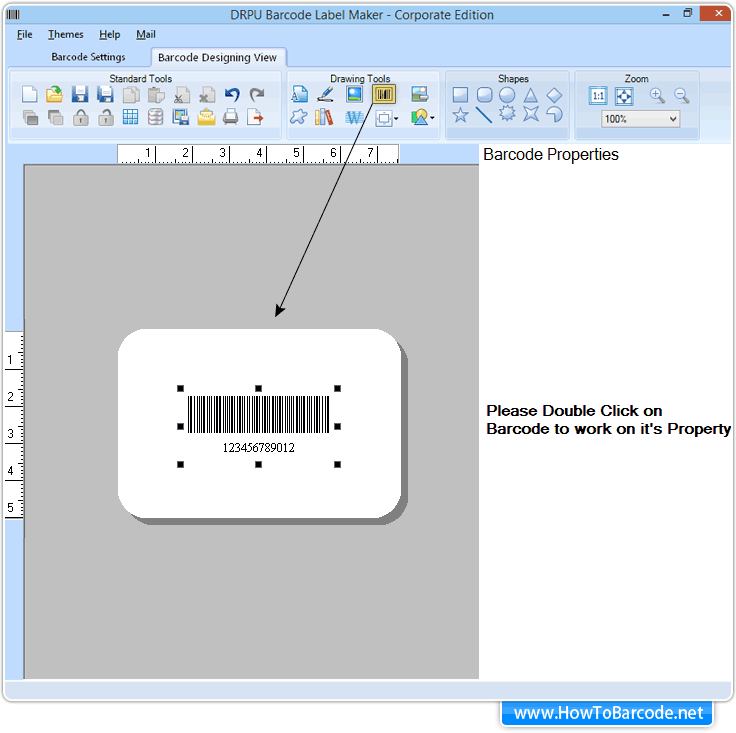 Databar Expanded 2d Barcode Font Howtobarcode 4051